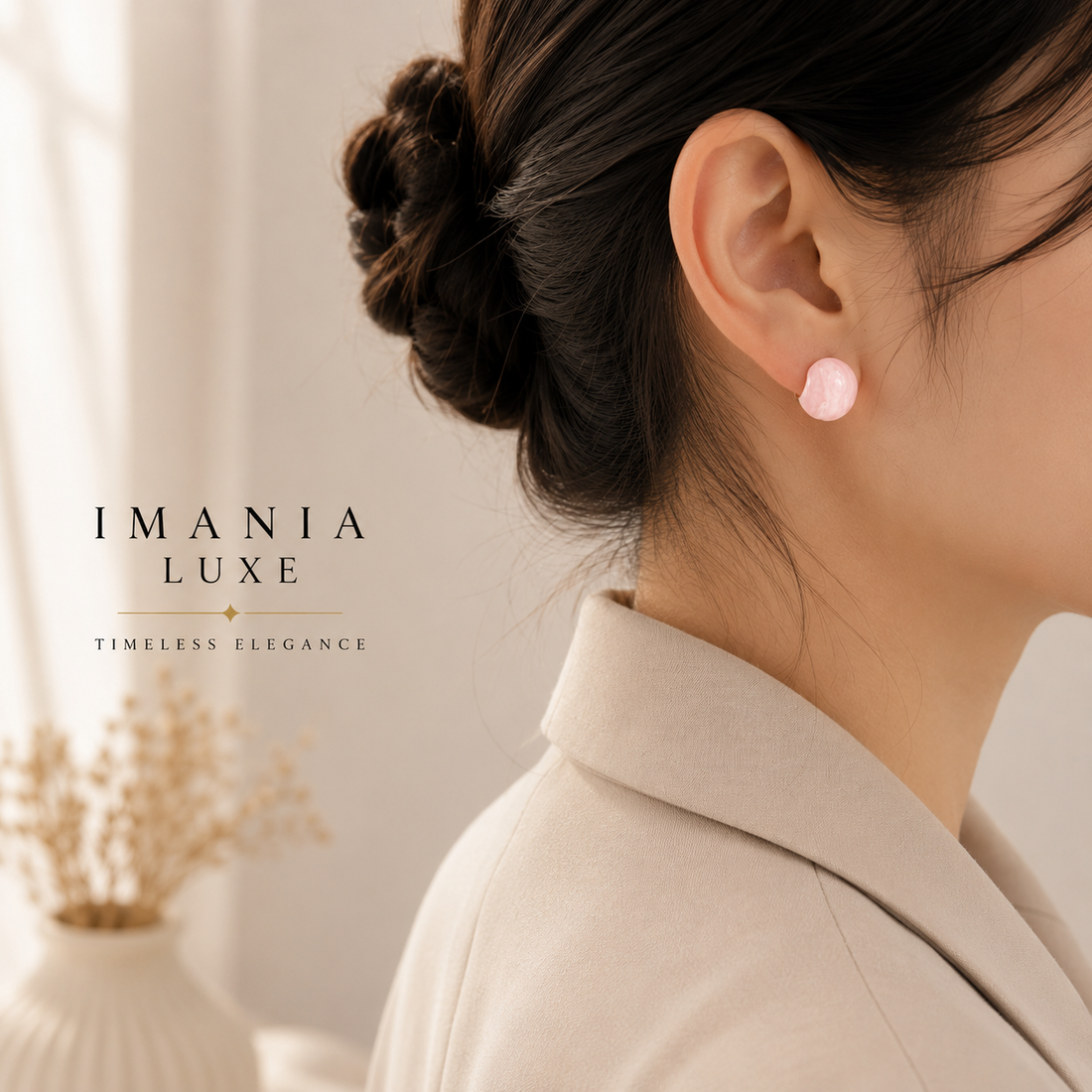 Round Ball Hoop Earrings