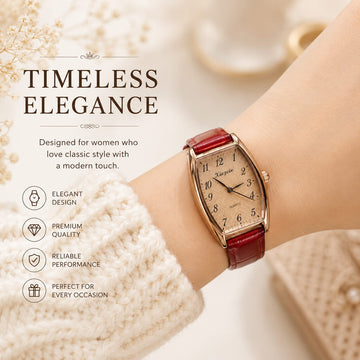 Barrel-Shaped Fashionable Watch