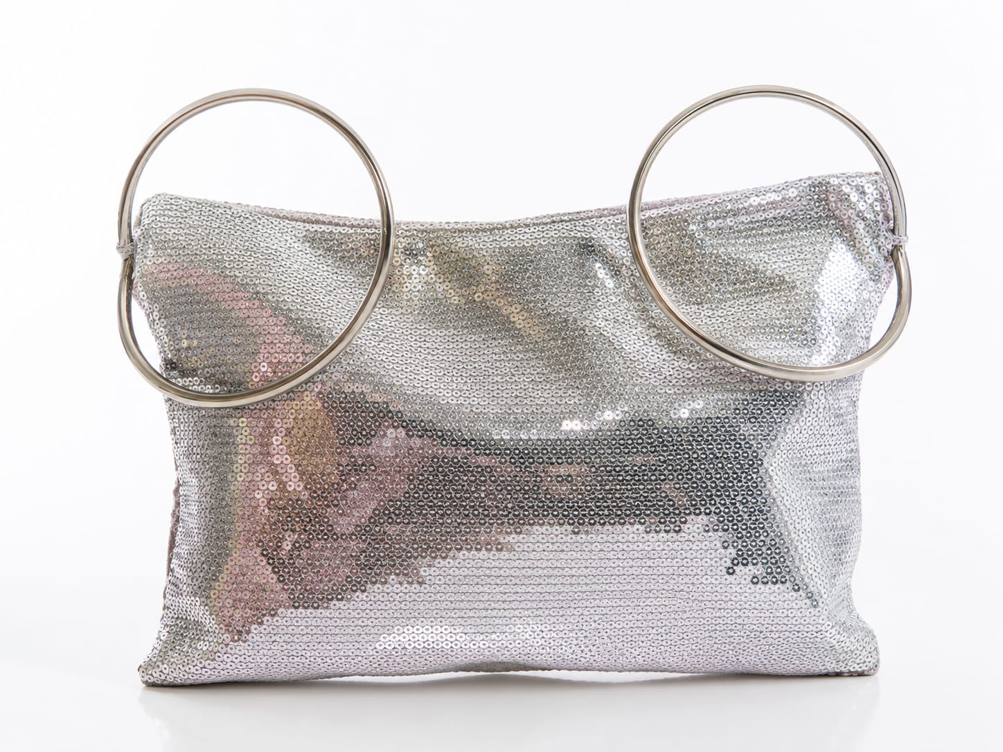 Silver Sequin  Bag