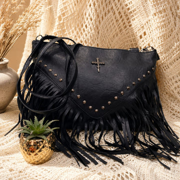 Retro Leather Bohemian Style Shoulder Bag