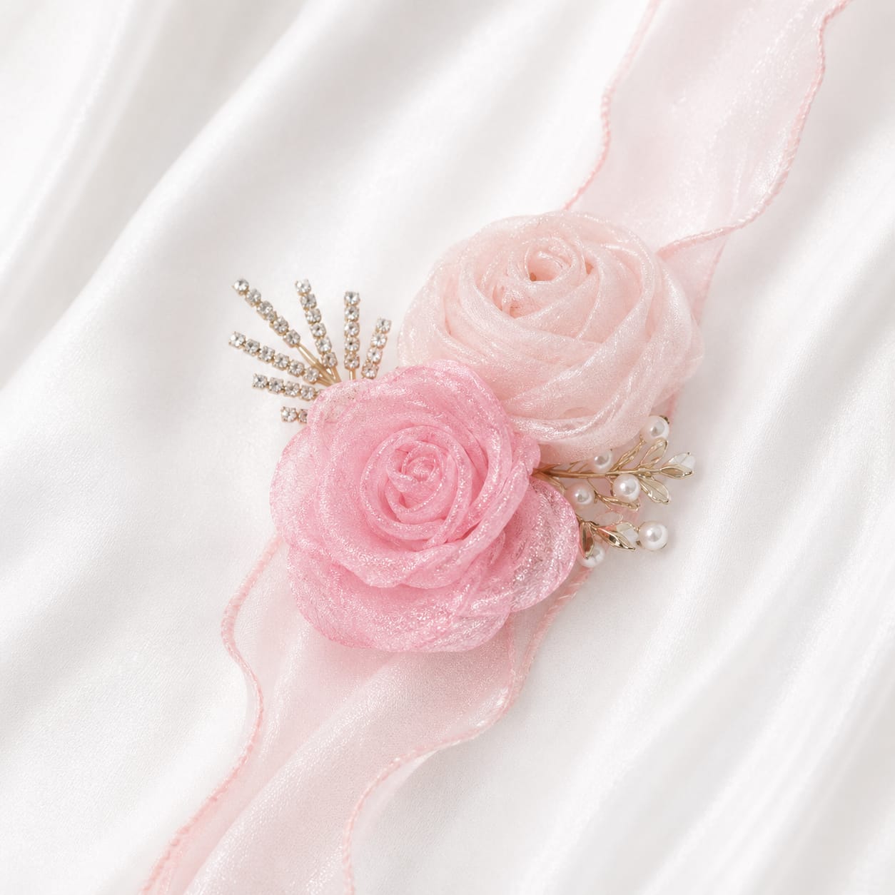 Rose Wrist Corsage -Pink