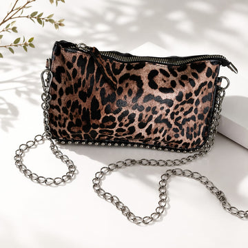 Leopard Print Women Shoulder Bag