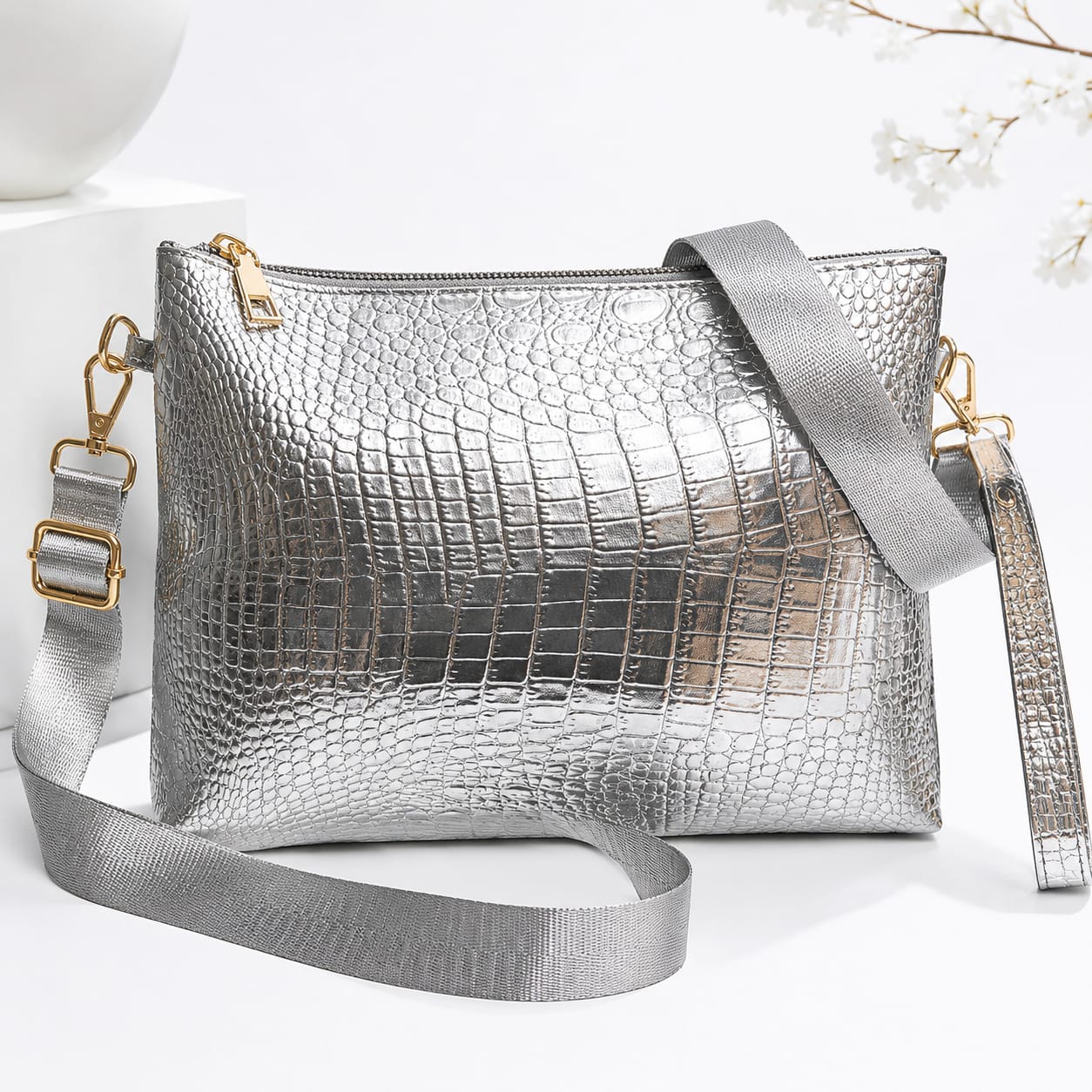 New Fashion Crocodile Grain Hand Bag