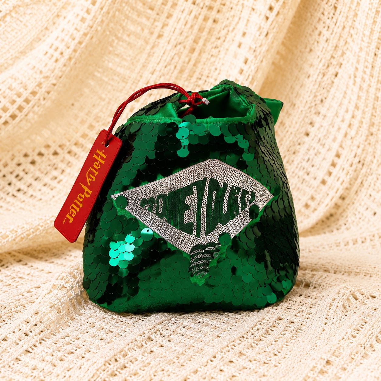 Harry Potter Green Sequin Bag