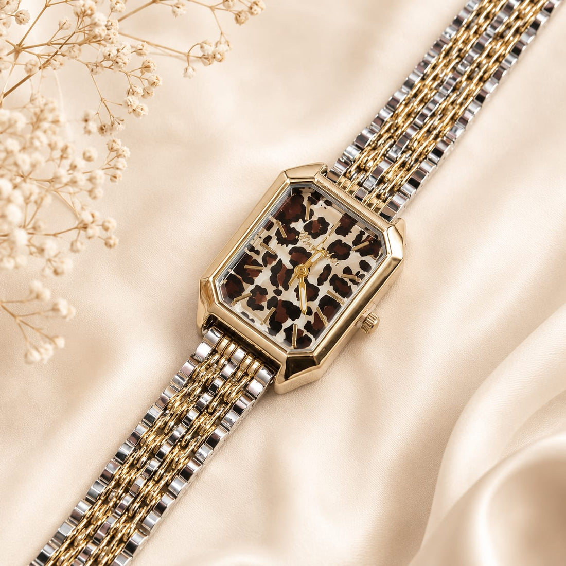 Luxury Wild Chic Leopard Print Dial Watch