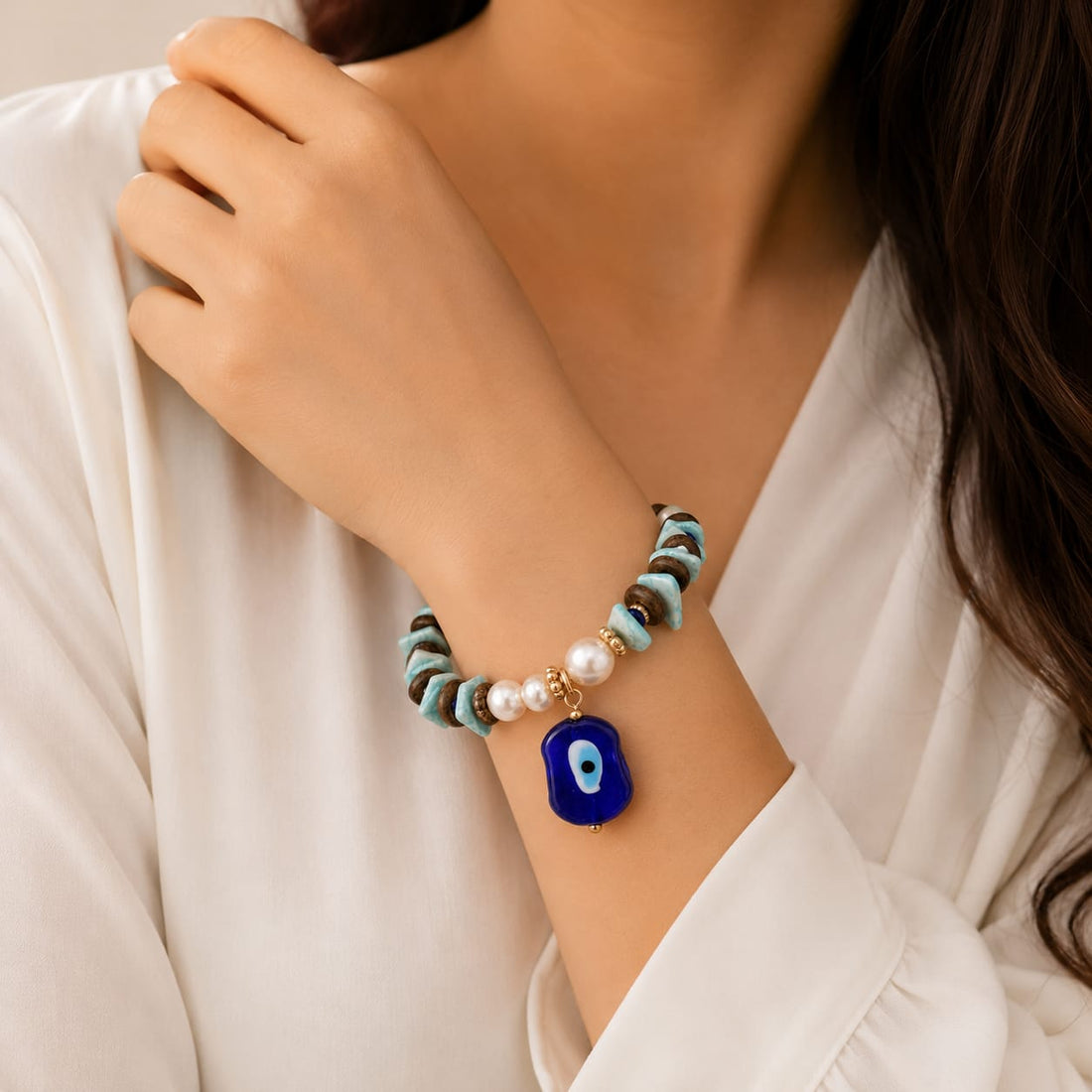 HandCrafted Boho Evil Eye Bracelet