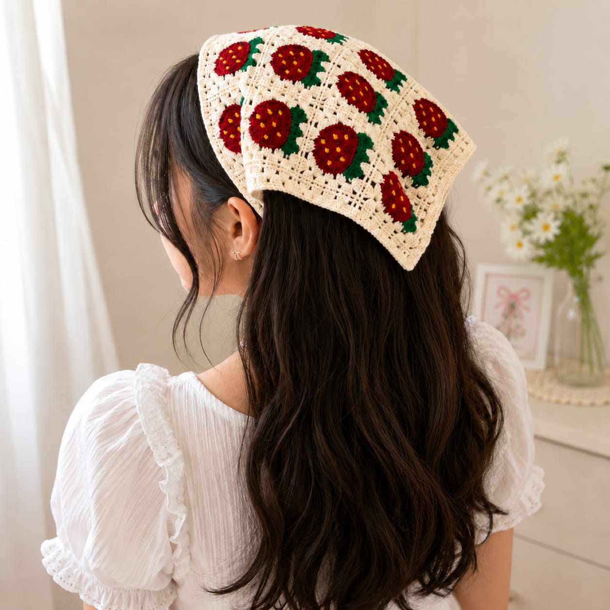 Cherry Hollowed- Out Headband