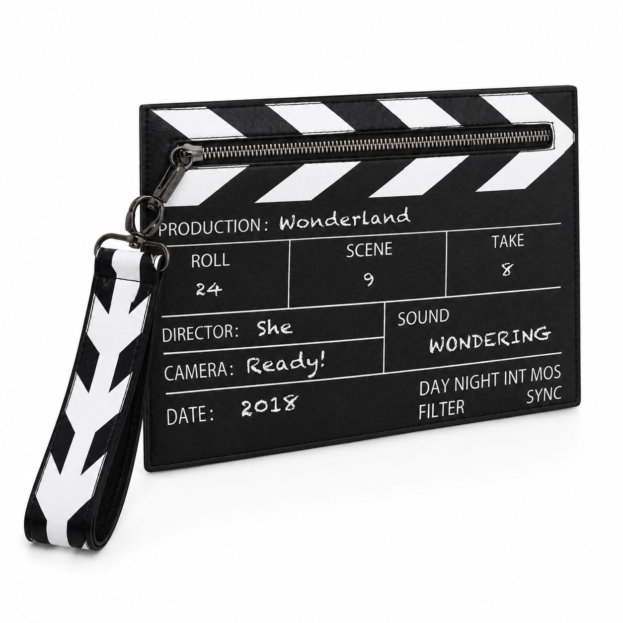 Movie Clapperboard Design Square Bag