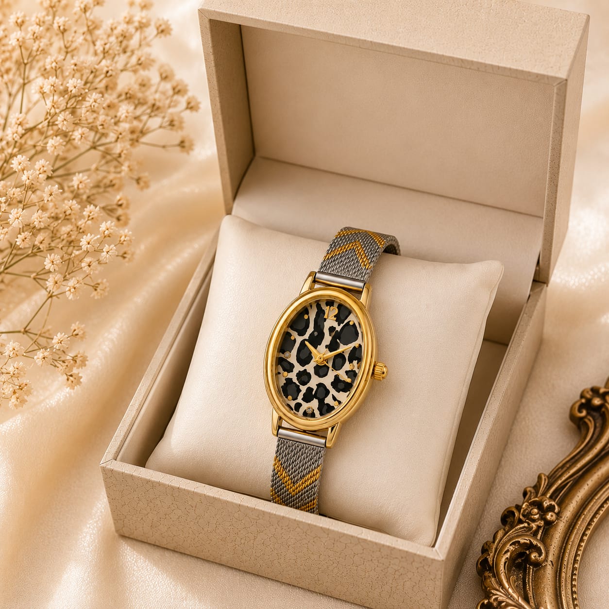 Leopard Print Women Quartz Watch