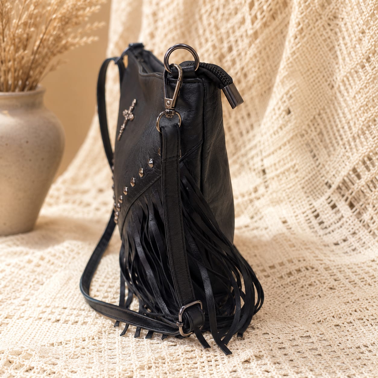 Retro Leather Bohemian Style Shoulder Bag