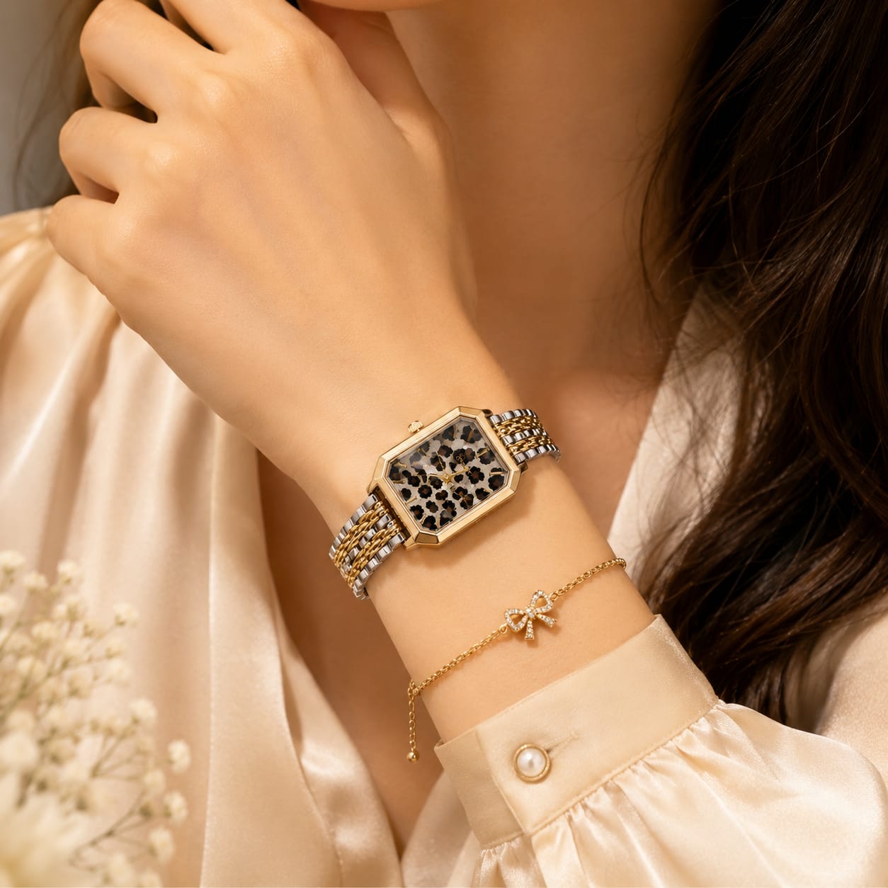 Luxury Wild Chic Leopard Print Dial Watch
