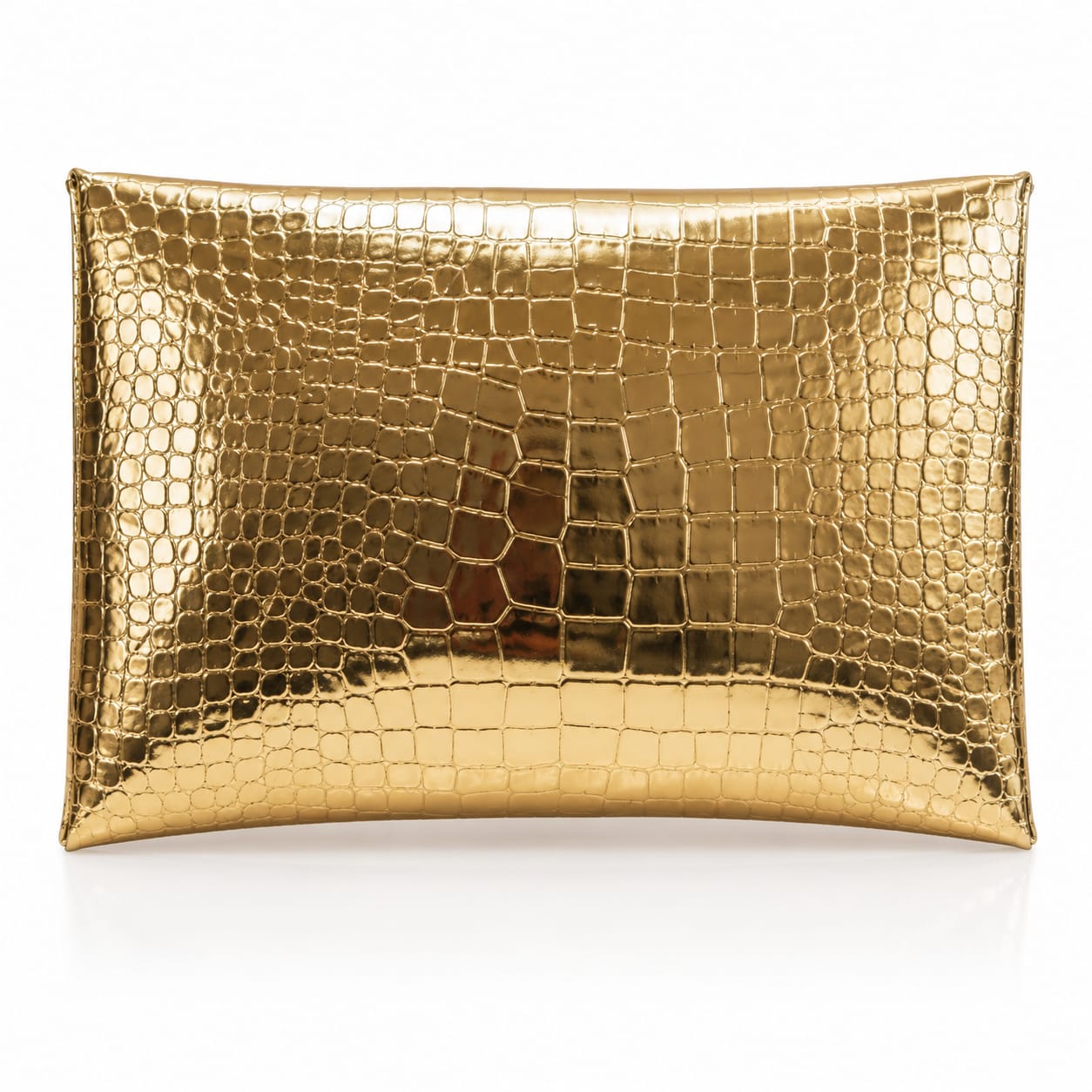 Crocodile Print Fashionable PU Clutch
