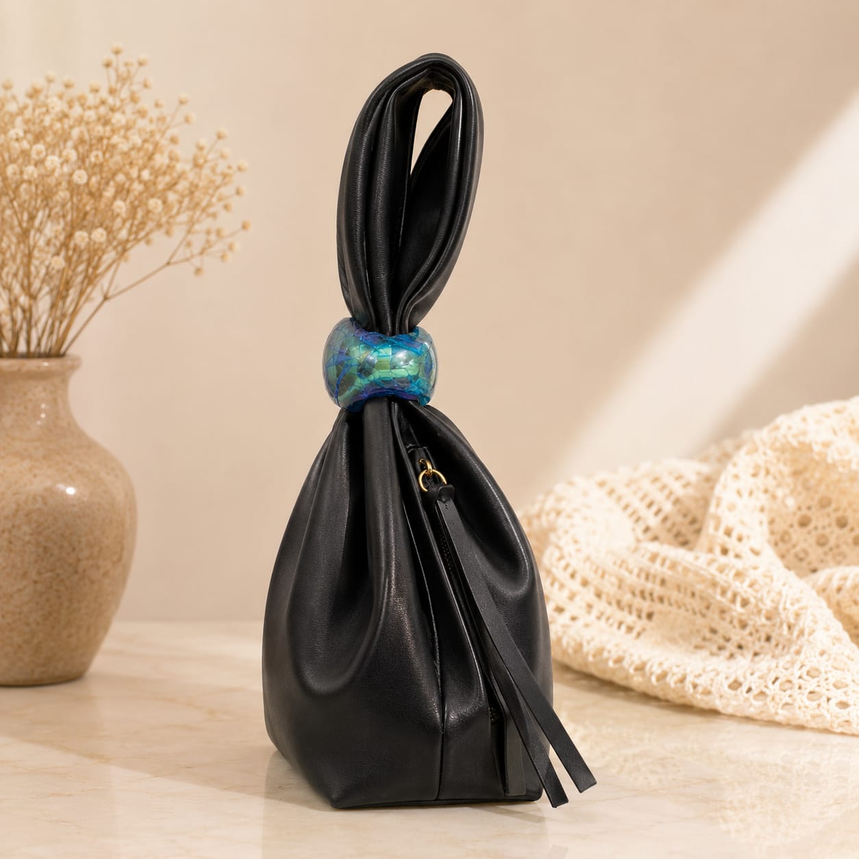 Ancora Design Mini cloud Pleated Bag