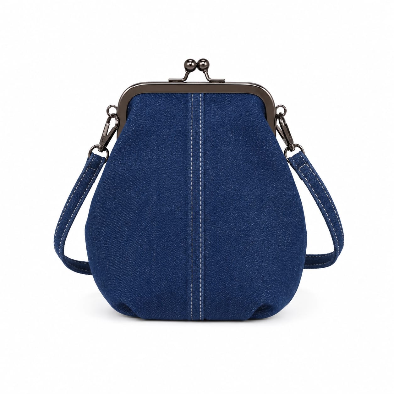 Vintage Denim Crossbody Bag
