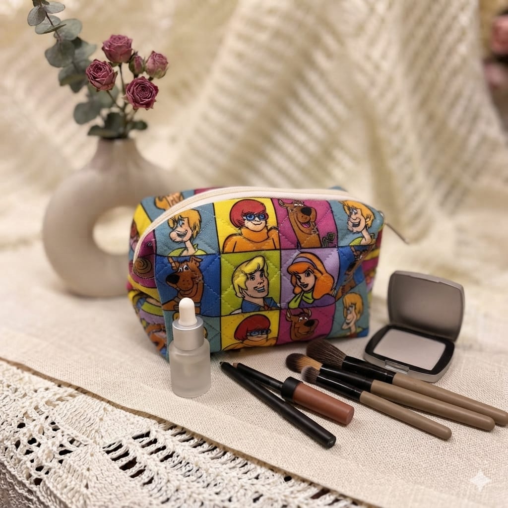 Scooby Doo Quilted Cosmetic Bag