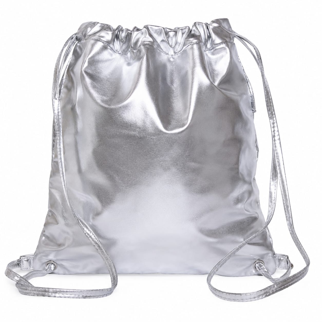 New Fashion Silver Drawstring Back Pack