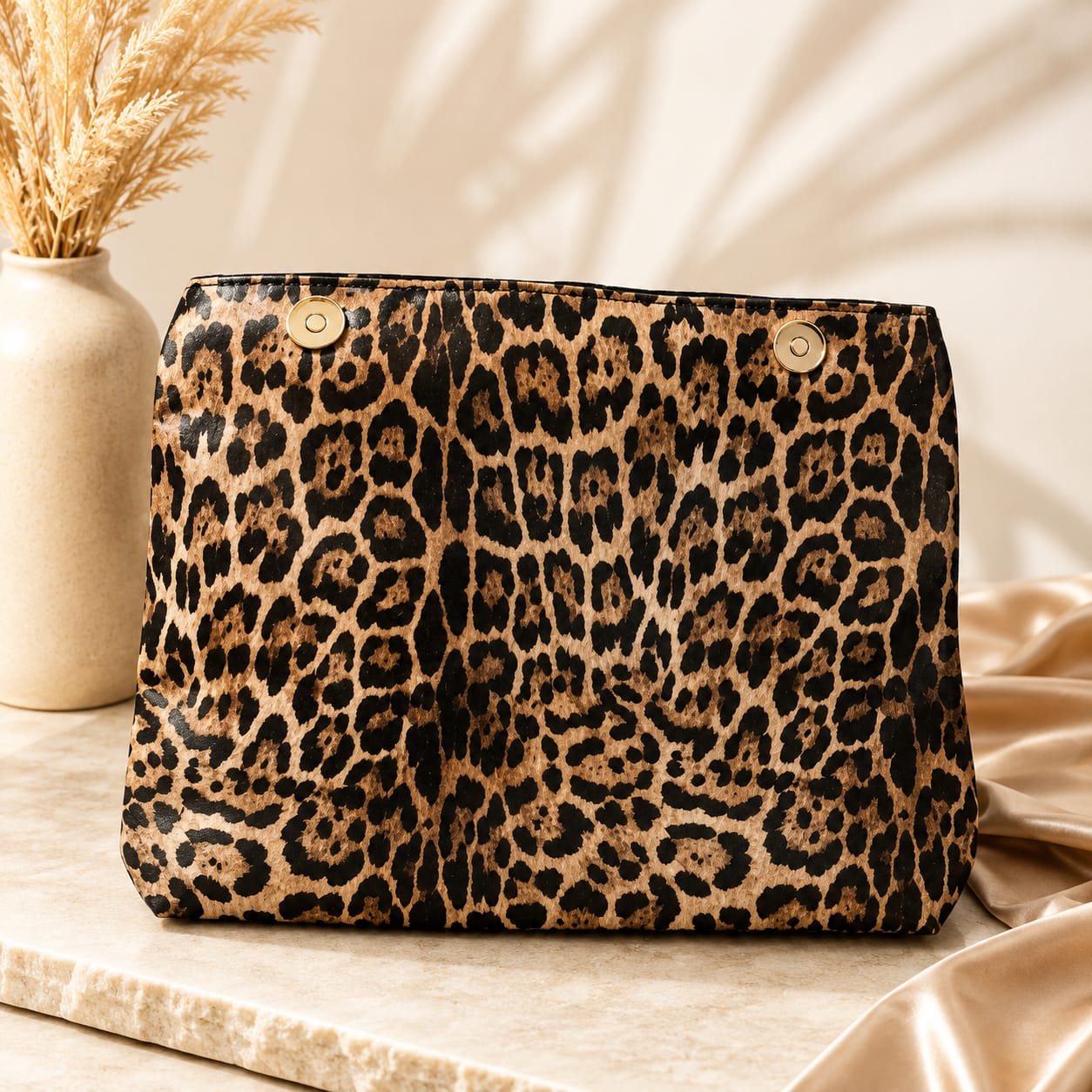 Flap Magnetic Closure small Square Bag