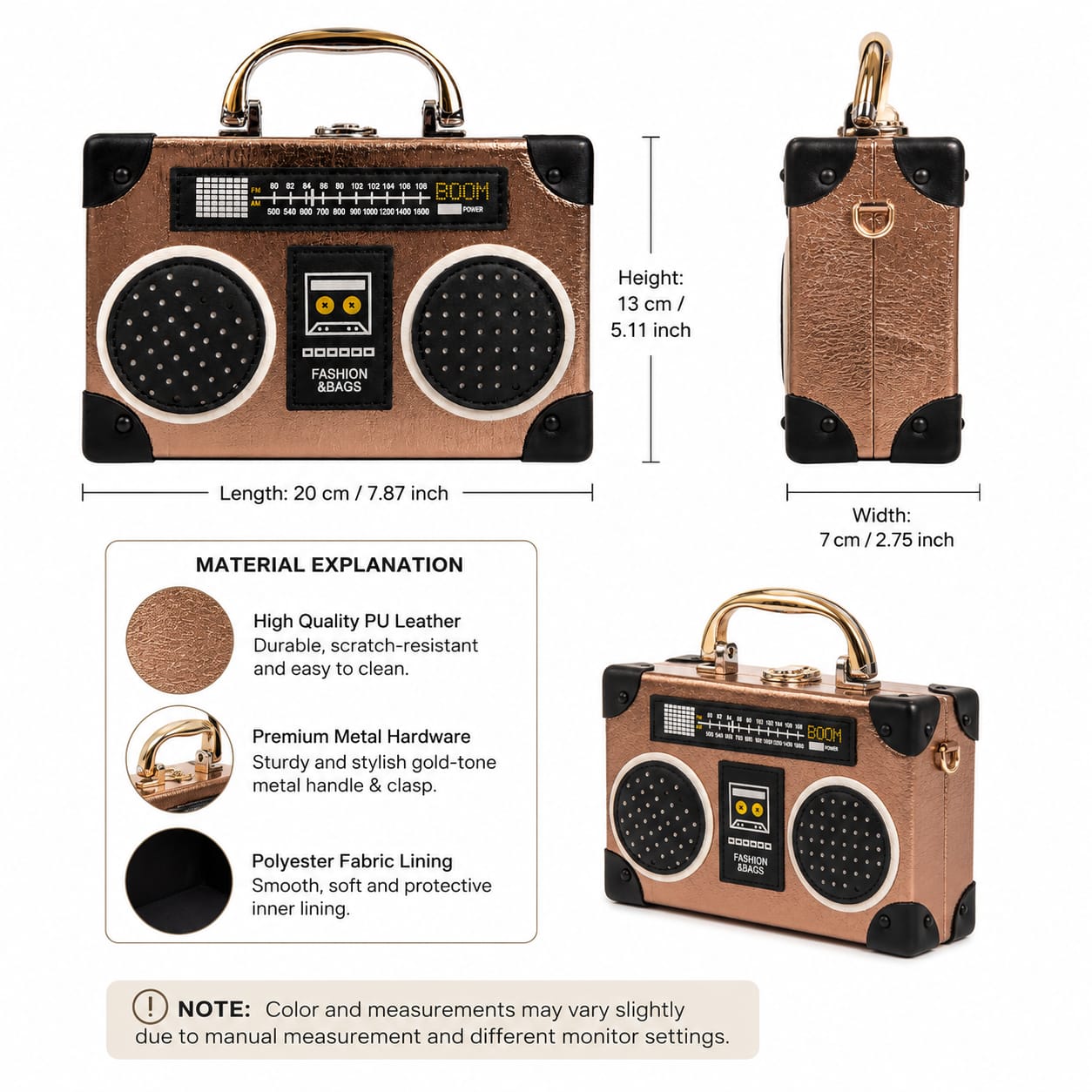 Radio Shaped Handbag