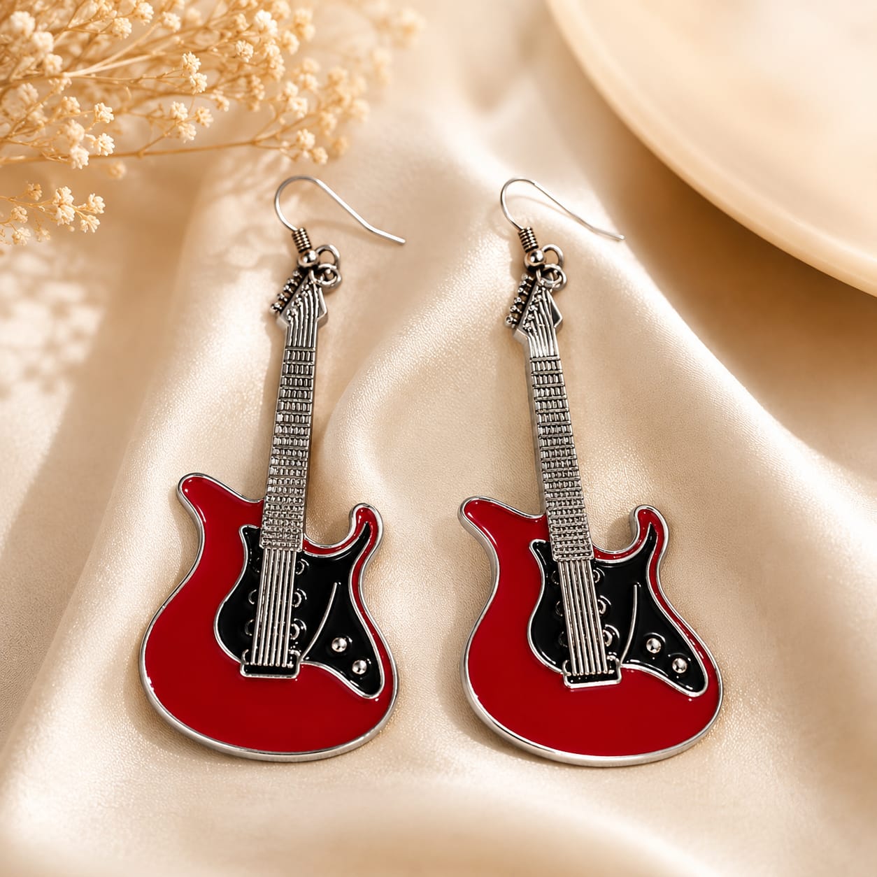 Musical Instrument Drop Earrings