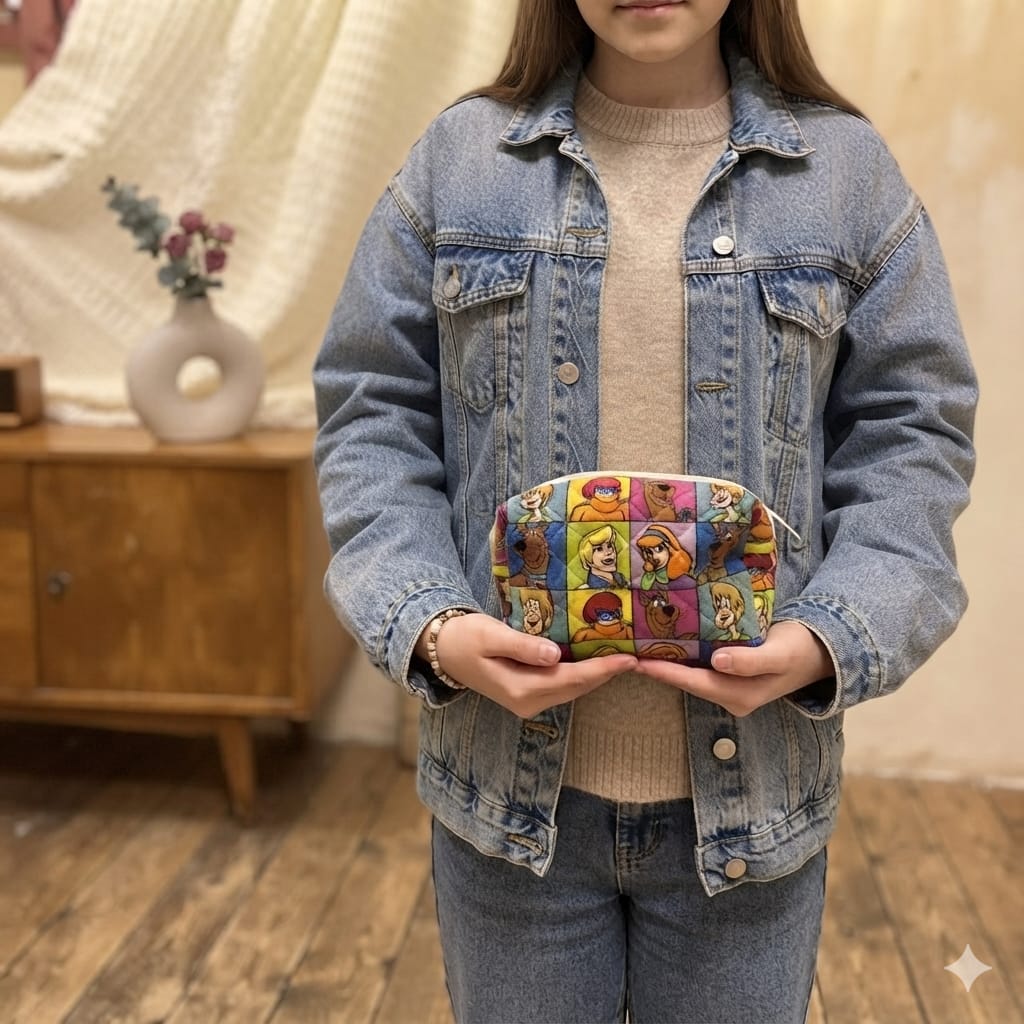 Scooby Doo Quilted Cosmetic Bag